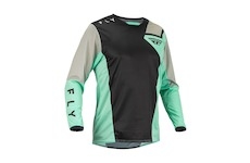 dres KINETIC JET, FLY RACING - USA 2023 (černá/mint/šedá, vel. 2XL)