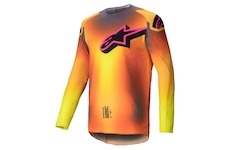 dres SUPERTECH LIPAN, ALPINESTARS (žlutá/růžová, vel. M)