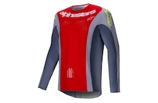 dres TECHSTAR MELT, ALPINESTARS (červená/šedá, vel. L)