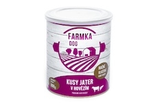 FARMKA Dog s játry, konzerva 800 g