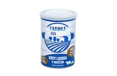 FARMKA Dog s lososem, konzerva 400 g