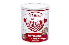 FARMKA Dog se svalovinou, konzerva 800 g