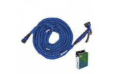 Flexibilní, smršťovací zahradní hadice TRICK HOSE, 5–15 m, s postřikovačem - BRADAS