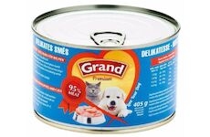 Grand Premium Dog & Cat směs delikates, konzerva 405 g