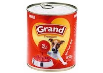 Grand Premium Dog hovězí, konzerva 850 g