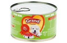 Grand Premium Dog Junior masová směs, konzerva 405 g