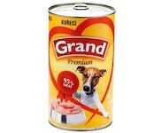 Grand Premium Dog kuřecí, konzerva 1300 g