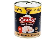 GRAND Superpremium Dog kuřecí s 1/4 kuřete, konzerva 850 g 