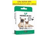 Herba Max Spot-on Dog & Cat repelentní kapky 5 x1 ml