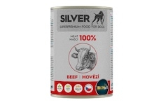 IRONpet Silver Dog Hovězí 100% masa, konzerva 400 g