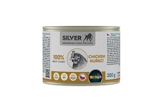 IRONpet Silver Dog Kuřecí 100% masa, konzerva 200 g