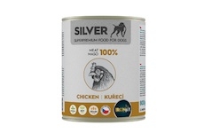 IRONpet Silver Dog Kuřecí 100% masa, konzerva 800 g