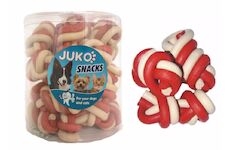 Jerky uzel Vanilka & hovězí JUKO Snacks (25 ks)