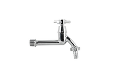 Kohoutek zahradní LONG, vstup 1/2", výstup 3/4", hadičník 1/2" - BRADAS