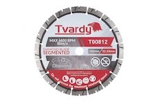 Kotouč diamantový řezný, segmentový 230x12x22,23mm na dlaždice a kámen TVARDY