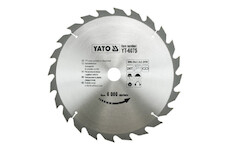 Kotouč na dřevo 300 x 30 mm 24z Yato YT-6075