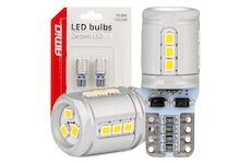 LED CANBUS BULBS T10e W5W 15x2016 SMD White 12V/24V AMIO-03723