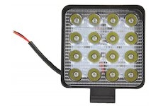 LED prostorové světlo 12/24V, 16xLED, čtvercové MAR-POL