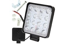 LED prostorové světlo 12/24V, 16xLED, čtvercové MAR-POL