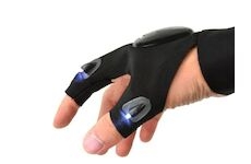 Lehká rukavice s LED osvětlením pro mechaniky GEKO