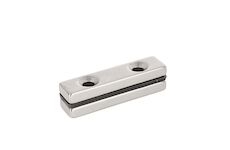 Magnet neodymový s montážními otvory 40x10x4mm, plochý 2ks GEKO