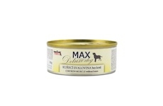 MAX Deluxe Dog kuřecí svalovina bez kosti, konzerva 100 g