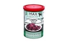 MAX Deluxe Dog zvěřina kousky, konzerva 400 g