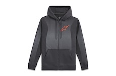 mikina ARISING HOODIE, ALPINESTARS (tmavě šedá/světle šedá, vel. XL)