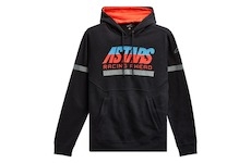 mikina CLUB HOODIE, ALPINESTARS (černá/červená/modrá/šedá, vel. 2XL)