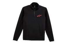 mikina MISSION 2 MIDLAYER, ALPINESTARS (černá/červená, vel. L)