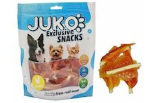 Mini Chicken Soft Jerky with Calcium Bone JUKO Snacks 250 g