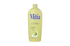 Mitia tekuté mýdlo 1l Aloe&Milk