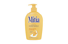 Mitia tekuté mýdlo 500ml Honey&Milk s dávkovačem