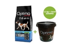 OPTIMAnova Dog Puppy Medium Chicken & Rice 12 kg + barel ZDARMA