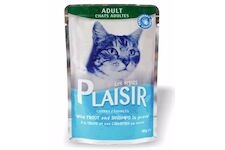 Plaisir Cat pstruh & krevety, kapsička 100 g