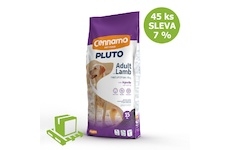 PLUTO Dog Adult Lamb Medium/Maxi 15 kg (paleta 45 ks) SLEVA 7 %