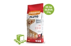 PLUTO Dog Sport Energy 15 kg (paleta 45 ks) SLEVA 7 %