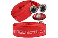 Požární hadice s rychlospojkami 2", 20m RED TECHNIC