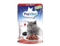 PreVital Fillet kočka hovězí, kapsa 85 g