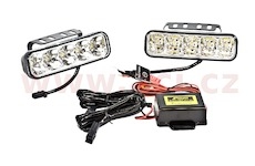 přídavná světla LED pro denní svícení (12 V / 24 V) 147x59,5x56 mm sada