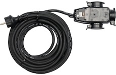 Prodlužovací kabel s gumovou izolací 20m -3zásuvky