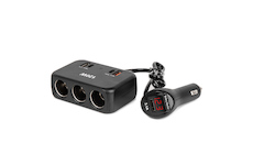 Prodlužovací zásuvkai 2x USB-A 1x USB-C QC4.0 12V 24V 120W 80cm AMIO-04366