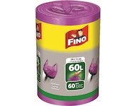 Pytle na odpad FINO HDPE 60l, 60ks/role, s uchy, color