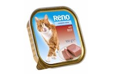 RENO Cat hovězí se zeleninou, vanička 100 g