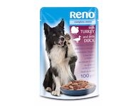 RENO Dog krůta a kachna, kapsa 100 g 