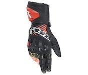 rukavice GP TECH V2, ALPINESTARS (černá/bílá/červená fluo, vel. 2XL)