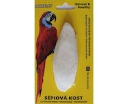 Sépiová kost na kartě cca 12 cm (1 ks)