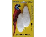 Sépiová kost na kartě cca 8 cm (2 ks)