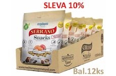 Serrano Snack Dog Salmon & Tuna 100 g (12 ks) SLEVA 10 %