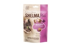 Shelma Cat Snack Beauty polštářky GF 60 g